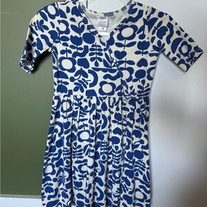 Hanna Anderson 150cm|US 12 Blue Tulip Twirl Dress